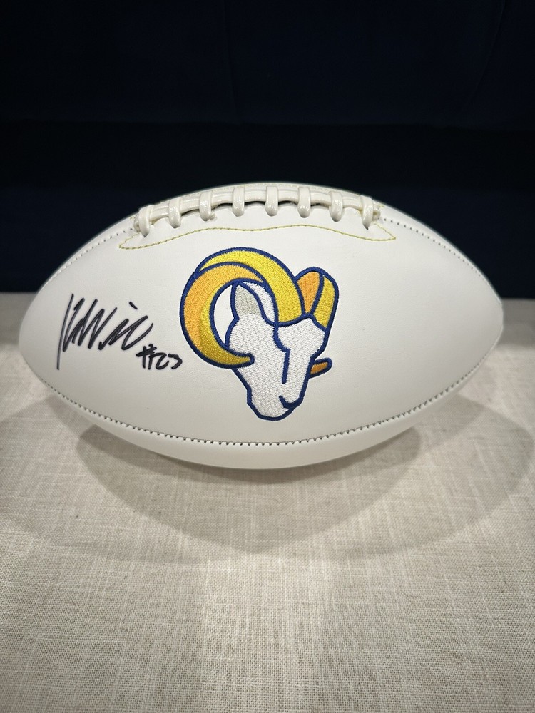 Fanatics Kyren Williams Autographed Los Angeles Rams White Panel Football