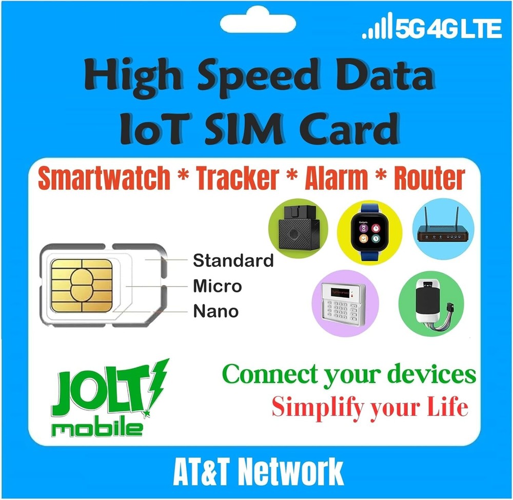 AT&T IoT SIM Starter Kit for SmartWatch GPS Trackers and Alarms-image