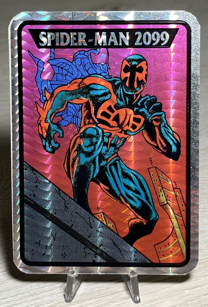 1990's Marvel Kodak Vending Machine Foil Sticker Spiderman 2099