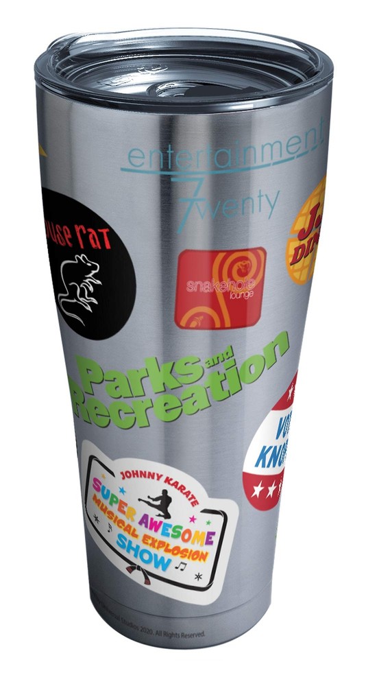 Parks and Recreation Mash Up Insulated Tumbler 30oz Stainless Steel