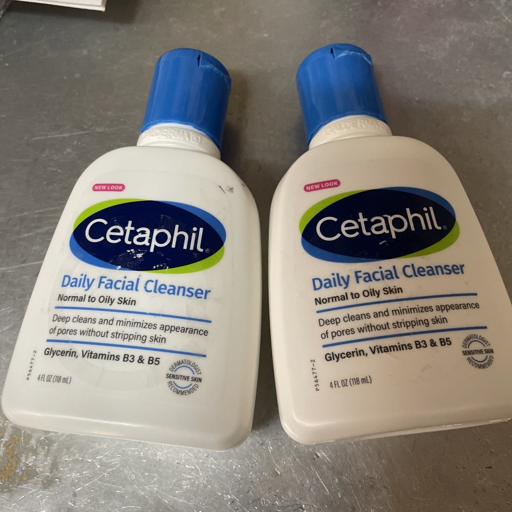 CETAPHIL Daily Facial Cleanser 4 Fl Oz Pack of 2