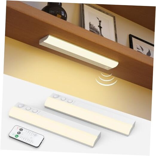 USB Rechargeable Under Cabinet Lighting with Remote and Motion Sensor for Indoor Use