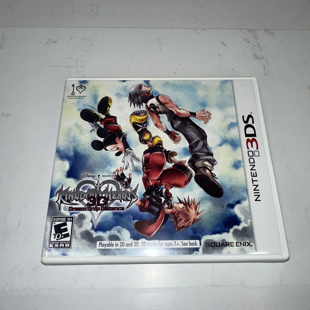 Kingdom Hearts 3D Dream Drop Distance Nintendo 3DS Full Game with AR Cards