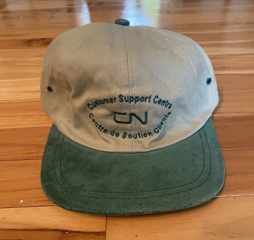 Vintage CN Customer Support Centre Adjustable Hat Cap New-image