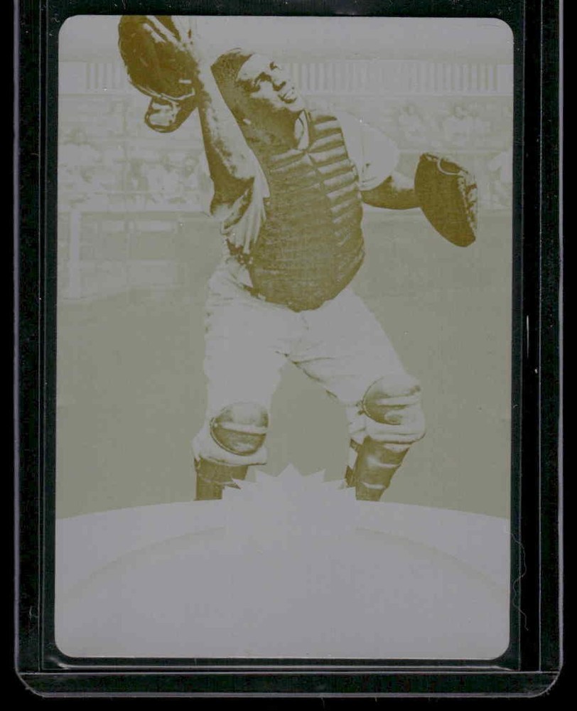 2010 Topps Triple Threads #57 Roy Campanella Printing Plates Yellow #/1