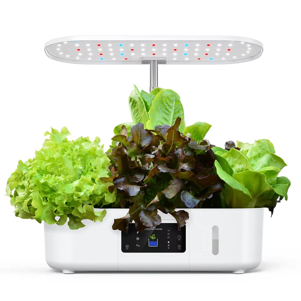 Hydroponics Growing System Indoor Garden Herb Garden Kit Indoor with LED Grow Li