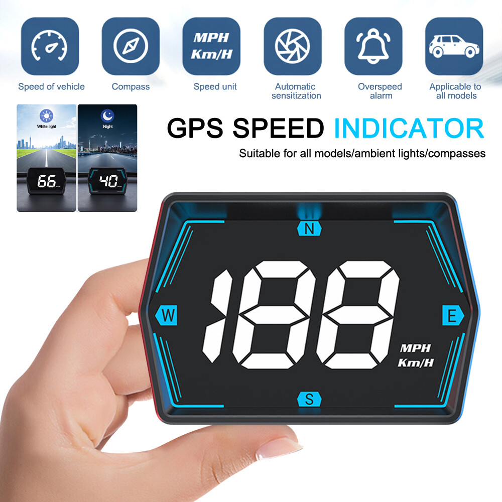 Universal Car GPS Speedometer HUD Display with MPH & BeiDou