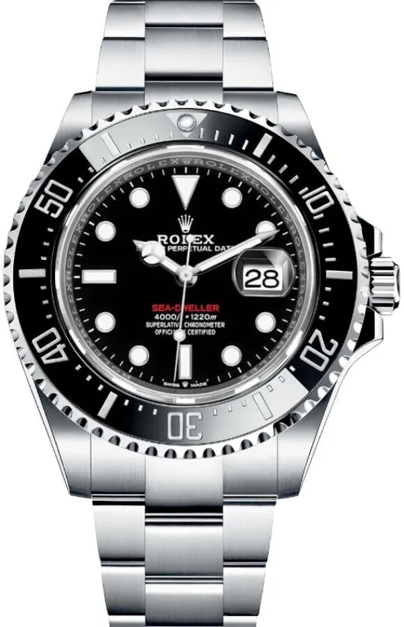 Rolex Sea-Dweller Black dial 43mm stainless steel diving watch 126600-0001