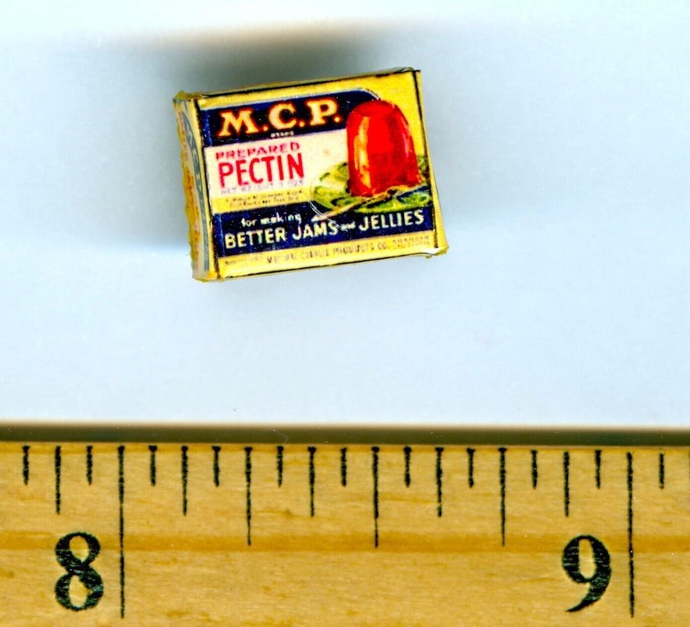 Miniature Pectin Box for Dollhouse Jam and Jelly Making