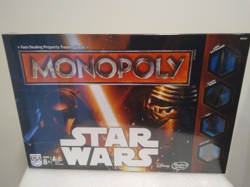 New Sealed Star Wars Monopoly The Force Awakens Board Game 2015 Edition