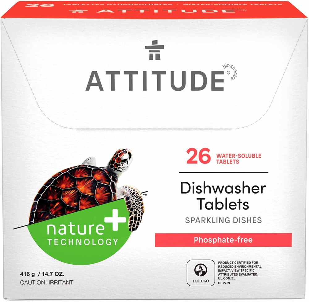 Dishwasher Pods, Naturally Derived Dishwashing Detergent, Vegan and Plant-Based