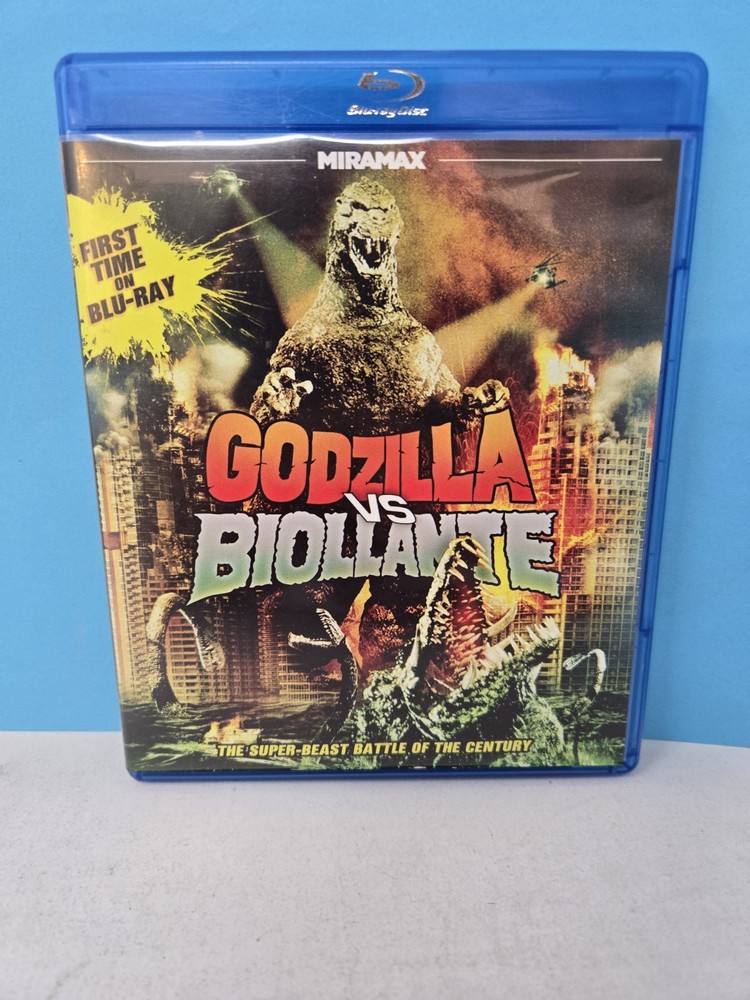 GODZILLA VS BIOLLANTE 2014 Blu-Ray Rare Out of Print Limited Stock-image
