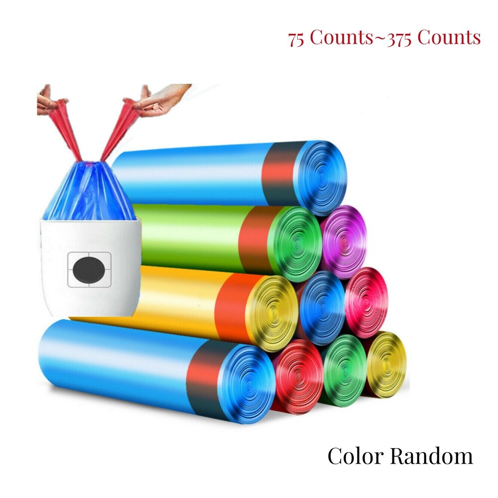 4 Gallon Drawstring Trash Bags Kitchen Trash Bags case of 75-375 Counts