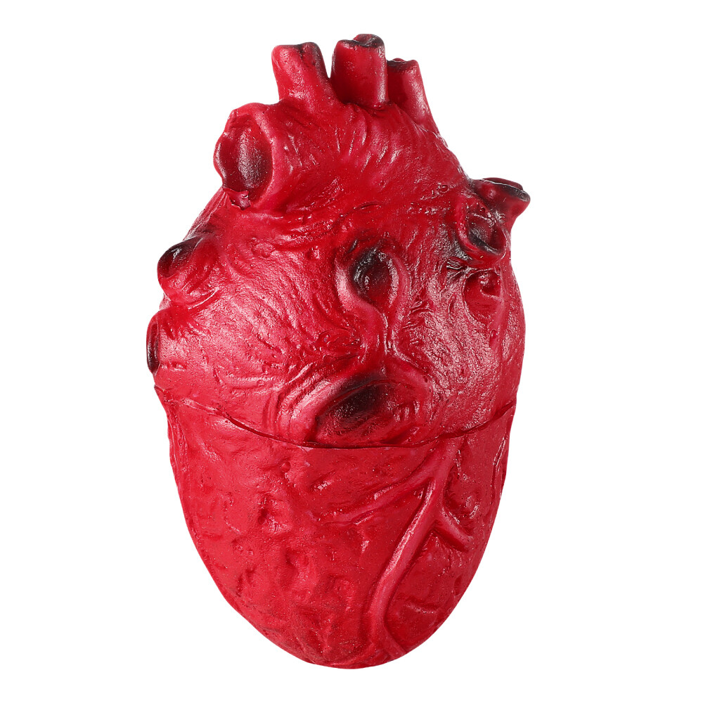 Human Heart Fake Face Mask Bloody Halloween Realistic Prop Prank Props Child