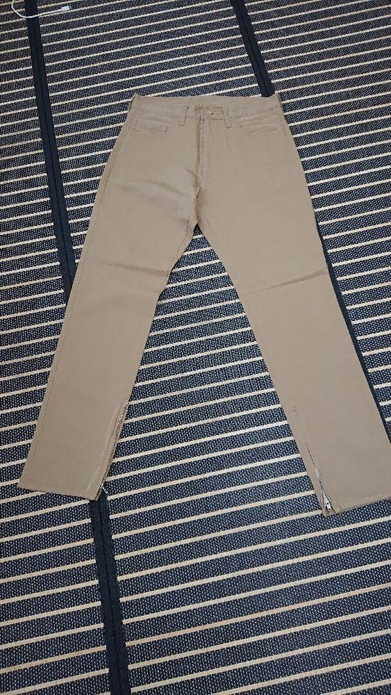 Y's Chinos Straight Pants Beige Yohji Yamamoto Linen Wool Men Size 3 Used