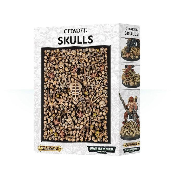 Citadel Skulls Miniature Bits for Warhammer and Tabletop Gaming