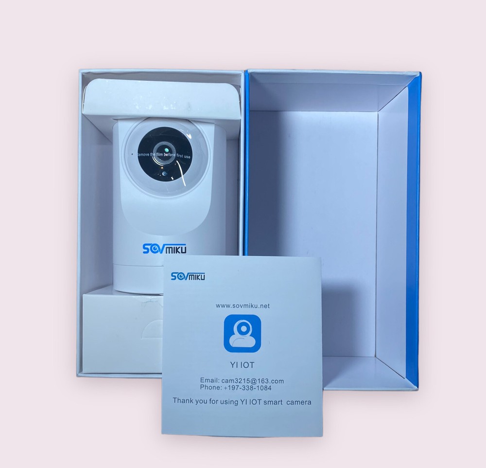 Miku Smart Camera YI IOT SF06 Pro Monitor With Wall Mount NEW-image