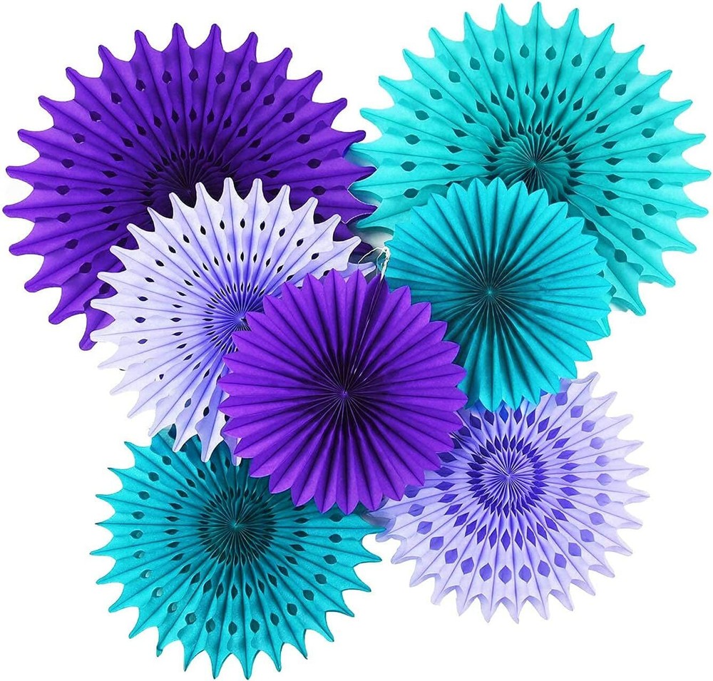 Mermaid Birthday Party Decorations in Teal Purple Frozen Wonderland Theme