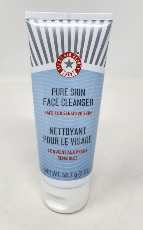 FIRST AID BEAUTY PURE SKIN FACE CLEANSER 2 OZ NEW
