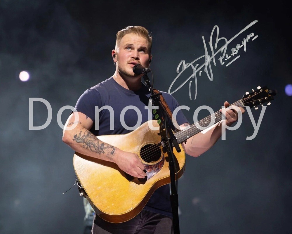 Zach Bryan Signed 8x10 Reprint RP Photo