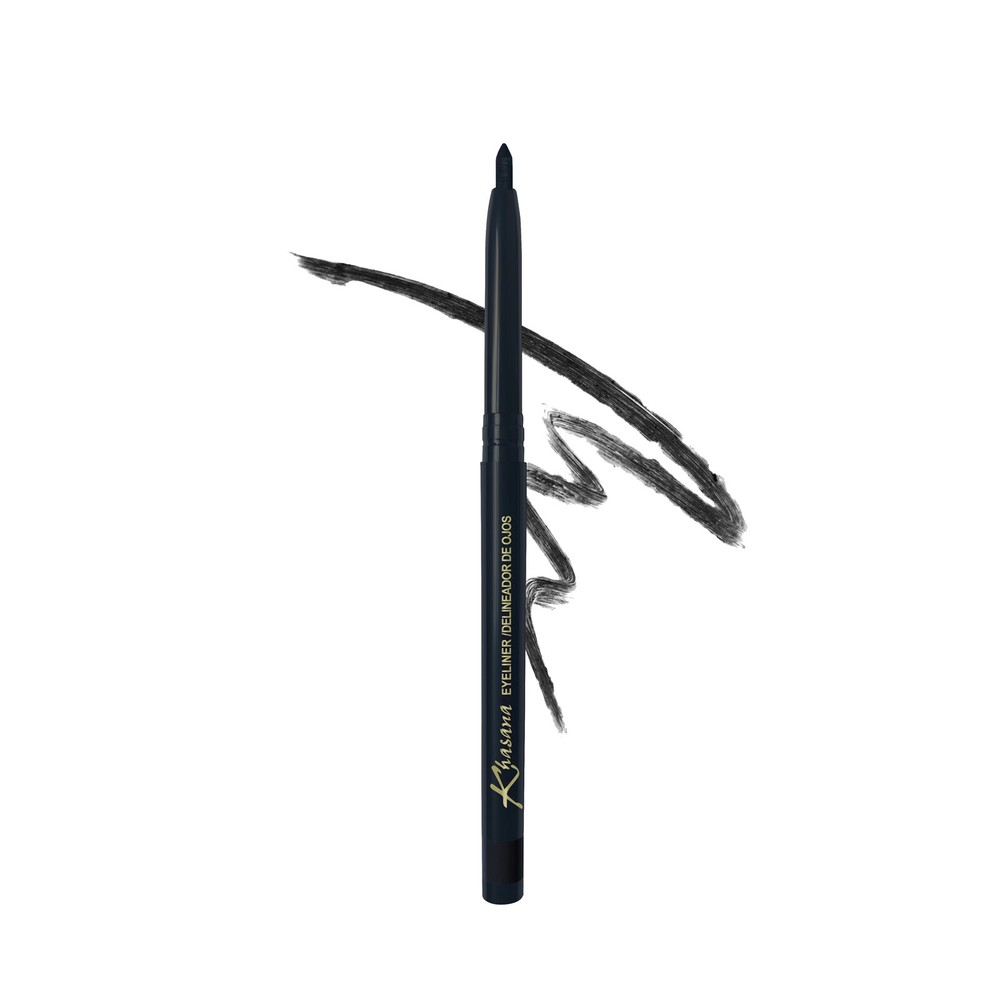 Khasana Eyeliner Automatic Pencil, Glide On, Waterproof, Ultra Smooth & Creamy.
