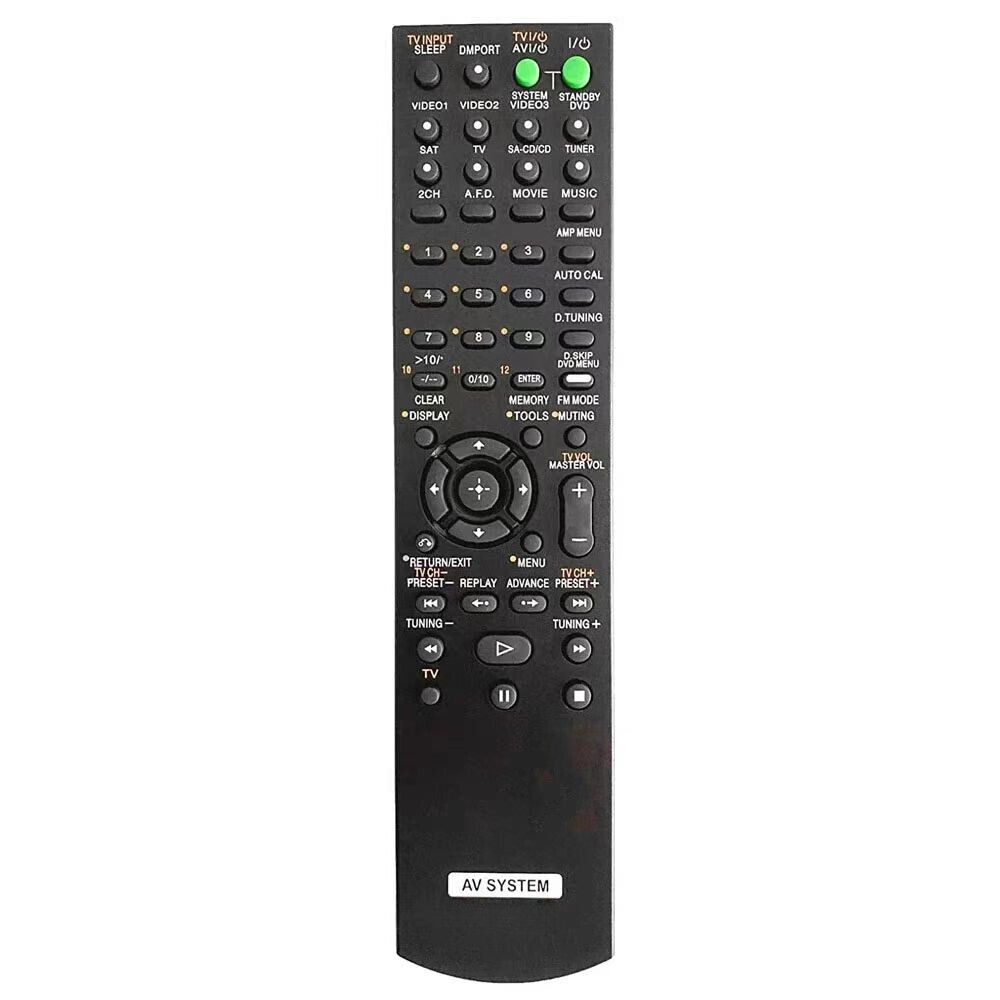 New Replacement Remote Control For Sony RM-PP404 STR-DE445 STRDE445 AV System