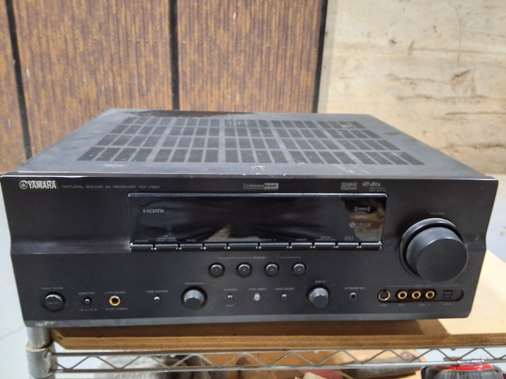 Yamaha RX-V661 Natural Sound HDMI A/V Receiver . Not Working.  Parts Only