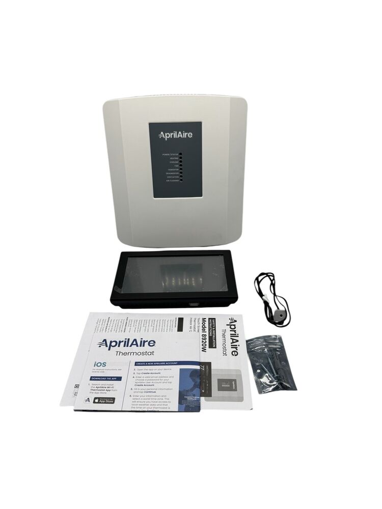 AprilAire 8920W Wi-Fi Programmable Color Touchscreen Thermostat With IAQ Control