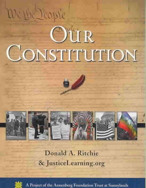 Our Constitution, Paperback by Ritchie, Donald A., Brand New, Free shipping i...