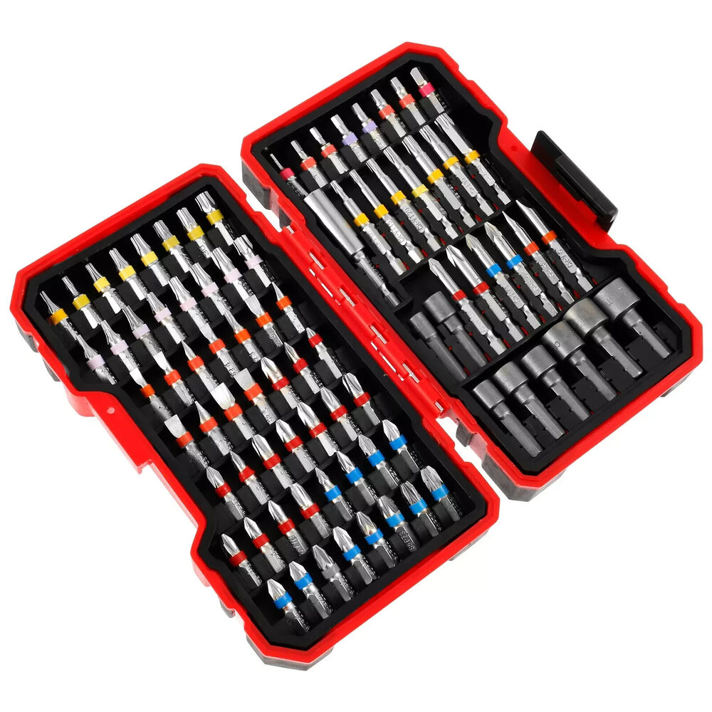 83 Piece Impact Screwdriver Bit Set Nut Driver Torx Phillips Tool Magnetic Drill