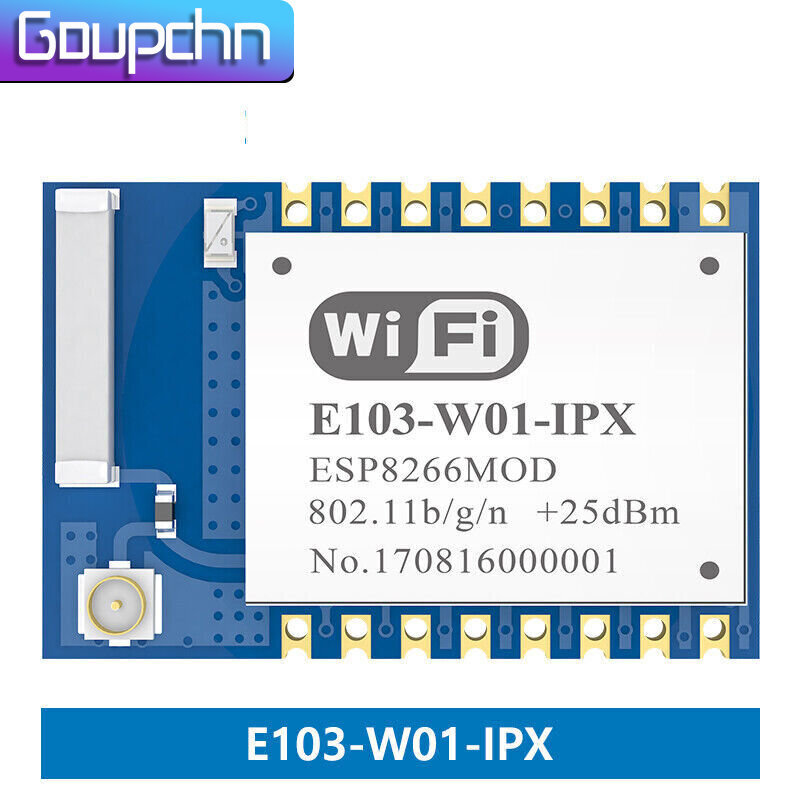 IoT ESP8266 Wireless UART-Wifi Module Transceiver 2.4ghz 20dBm WLAN E103-W01-IPX-image