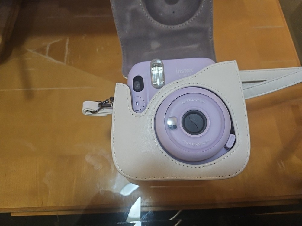 Fujifilm Instax Mini 11 Lilac Purple Camera with Case Tested and Ready