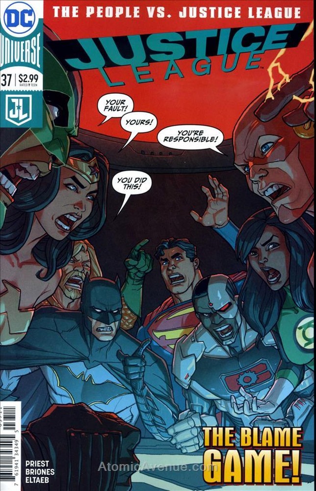 Justice League (3rd Series) #37 VF; DC | Christopher Priest - we combine shippin