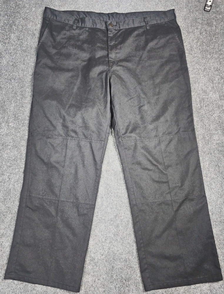 Dickies Mens 44x30 Black Flat Front Straight Fit Work Pants