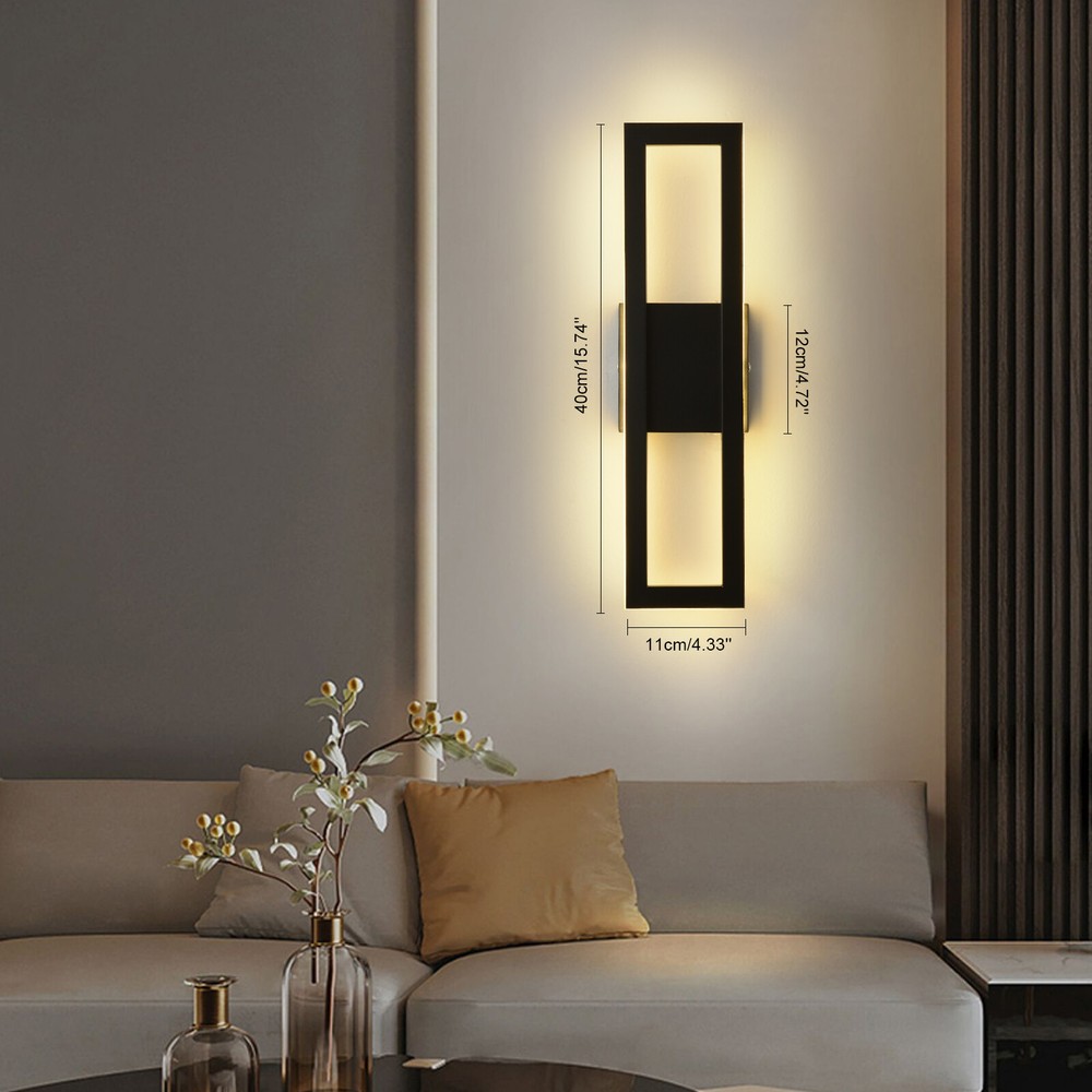 LED Wall Light Indoor Cube Modern Bedroom Living Room Wall Sconce Lamp Dimmable