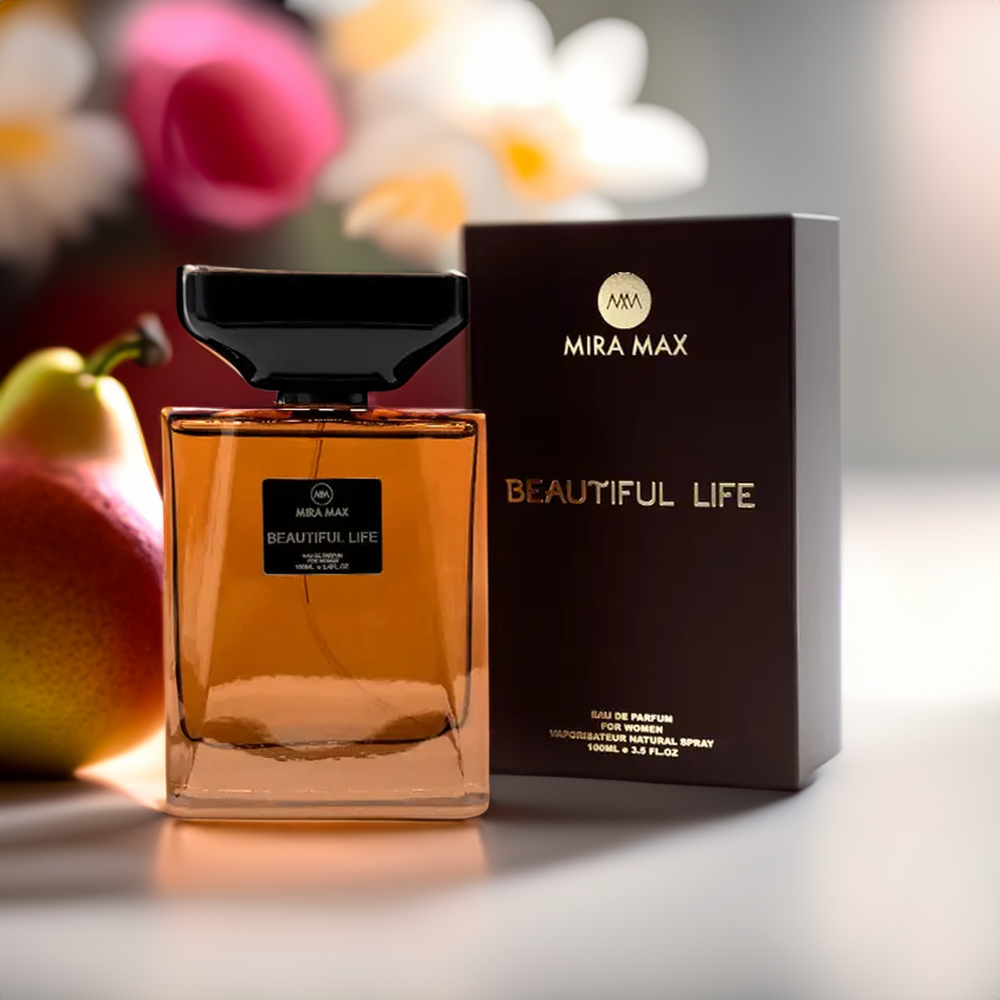 Mira Beautiful Life Women's Perfume Eau De Perfume Spray 3.4 oz Long-lasting