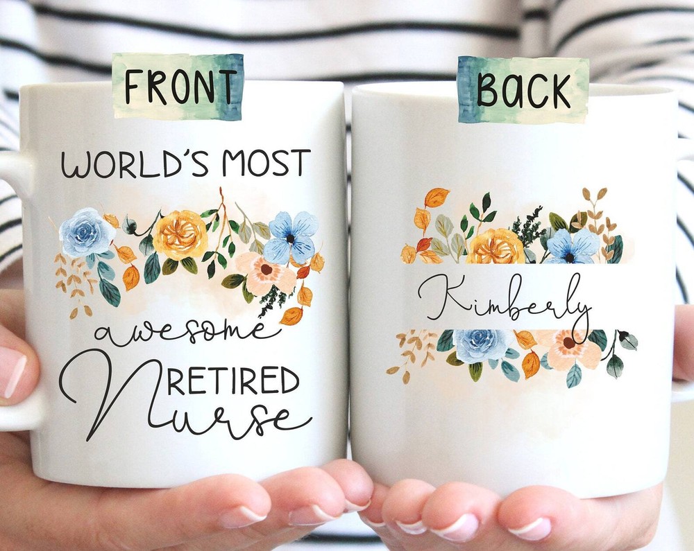 Nurse Retirement Mug Retired Nurse Gift Nurse Retirement Gift Nurse Appreciation