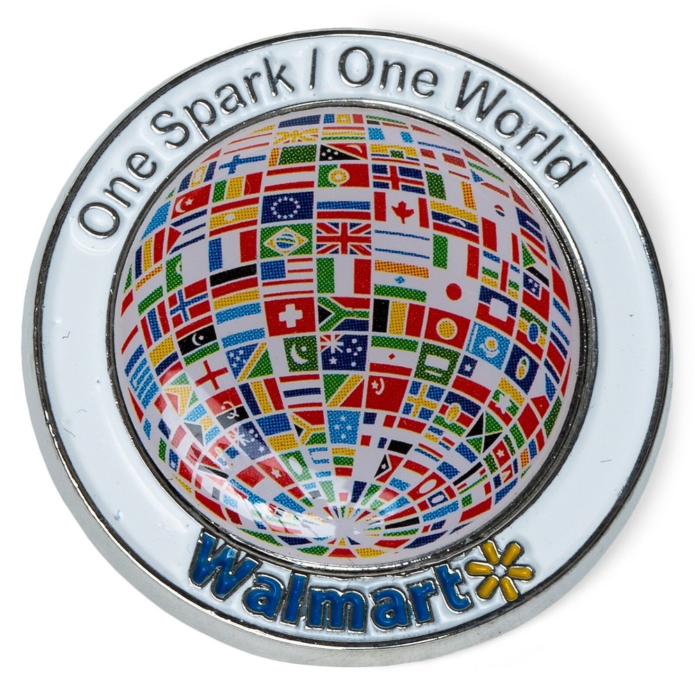 Walmart Limited Edition (Only 500) Metal Lapel Pin – One Spark One World Pin