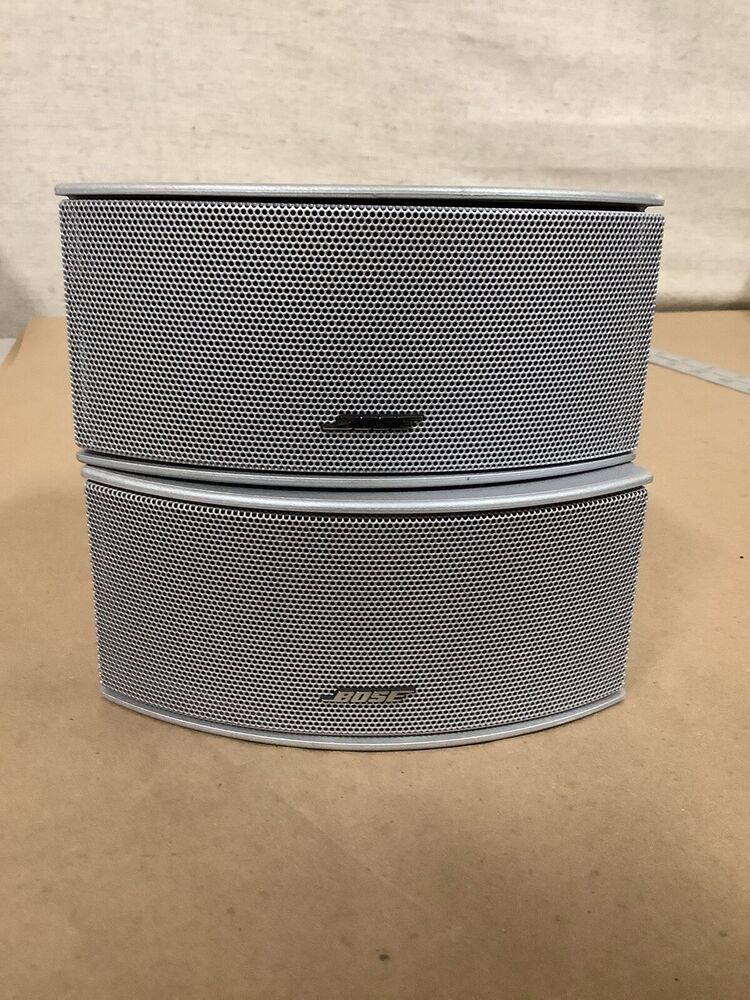Bose CineMate Gemstone Pair Silver Speakers AV3-2-1 321 Series I II III GS GSX