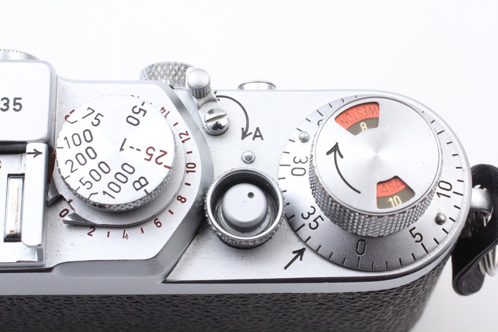 S/N814xxx【MINT+++】Red Dial Leica Iiif III F Rangefinder Film camera From JAPAN