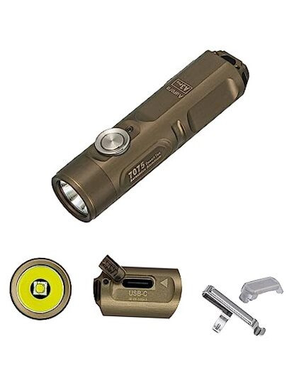 Aurora A3 Pro Keychain Flashlight 650 Lumens USB-C 7000K Super Bright