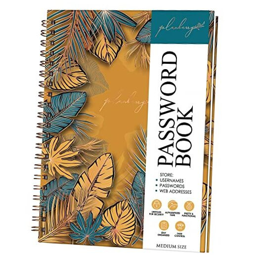 Secure Internet Password Organizer with Alphabetical Tabs-image