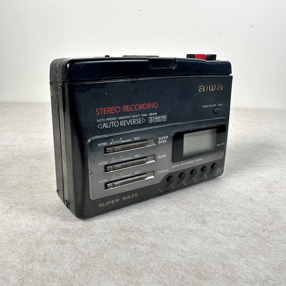 Vintage AIWA HS-JS415 Stereo Cassette Recorder Parts Repair Guide