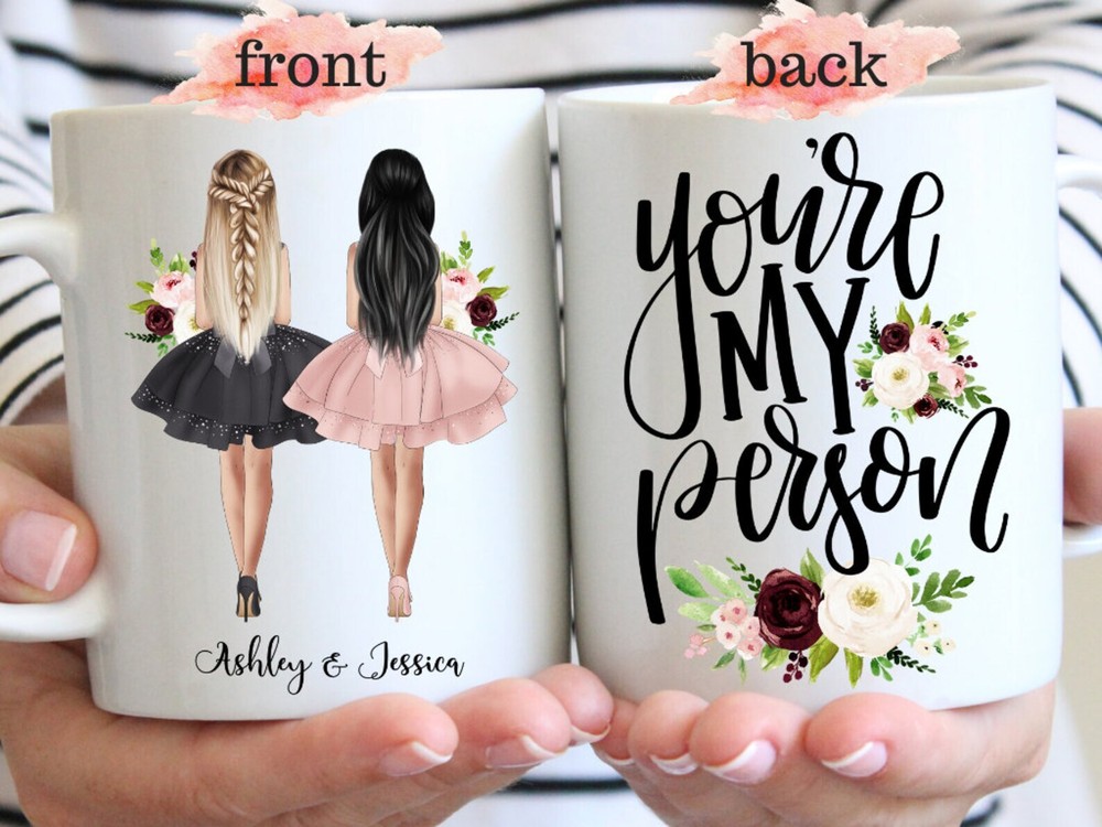 You're My Person Custom Best Friend Coffee Mug Best Friends Forever Bff Gifts