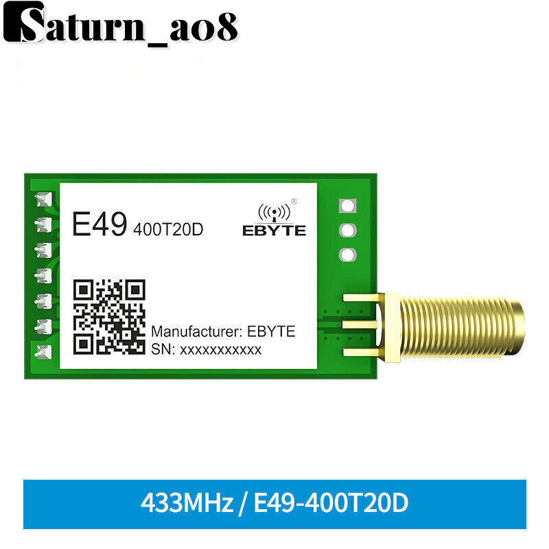 2Pcs 433MHz UART 20dBm TTL Level Output IoT DIP Wireless Transceiver Module-image