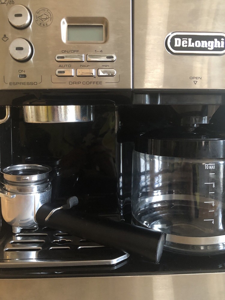 DeLonghi Espresso Maker with Milk Frother for Cappuccino Latte Macchiato