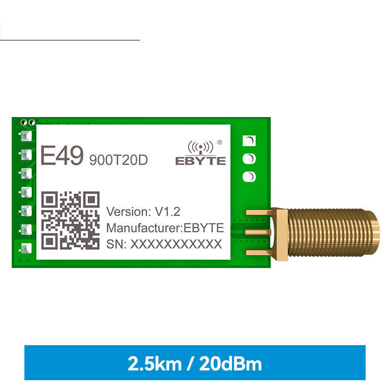 433/915MHz 20dBm TTL Level Output IoT UART Wireless Transceiver Module Low Power-image