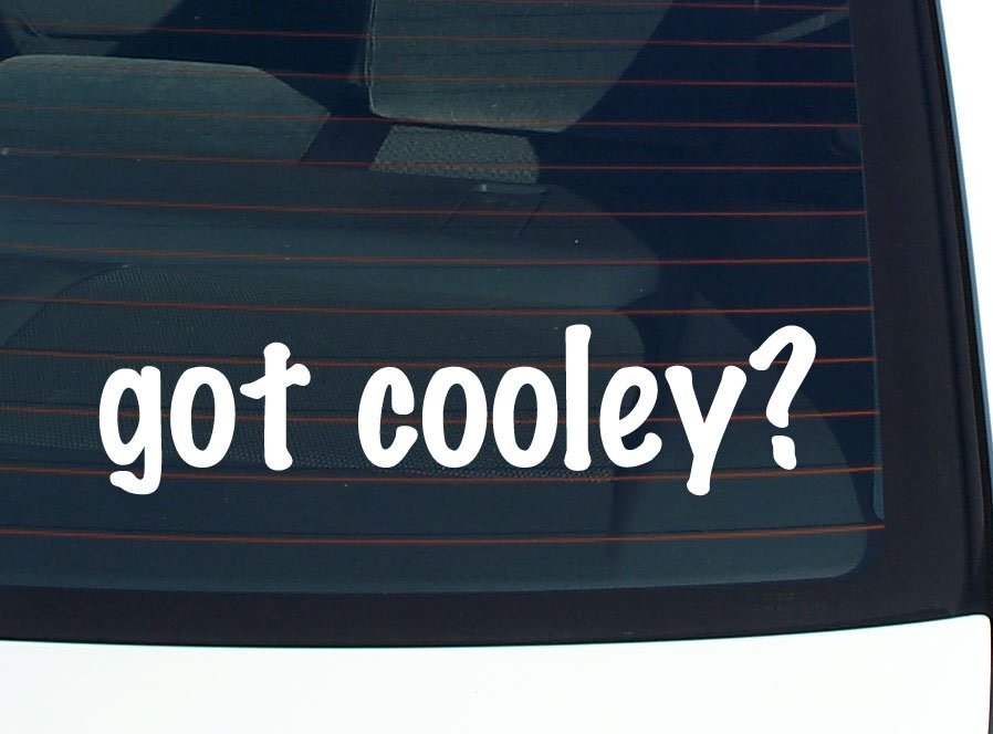 got cooley? CAR DECAL BUMPER STICKER VINYL FUNNY LAST NAME WINDOW PRIDE