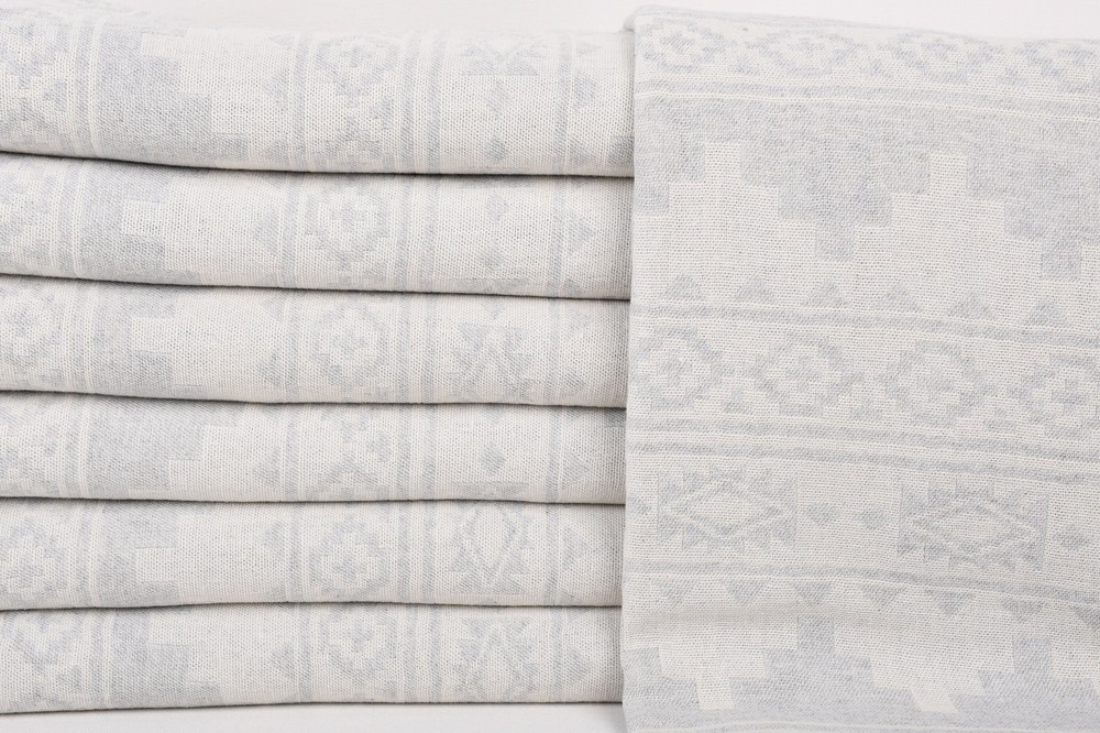 Bachelorette Party Aztec Towel 36x71 Inches Light Gray