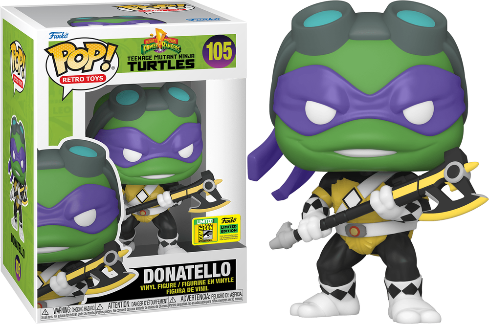 Funko POP! Retro Toys: TMNT - Donatello (2022 SDCC)(Damaged Box) #105